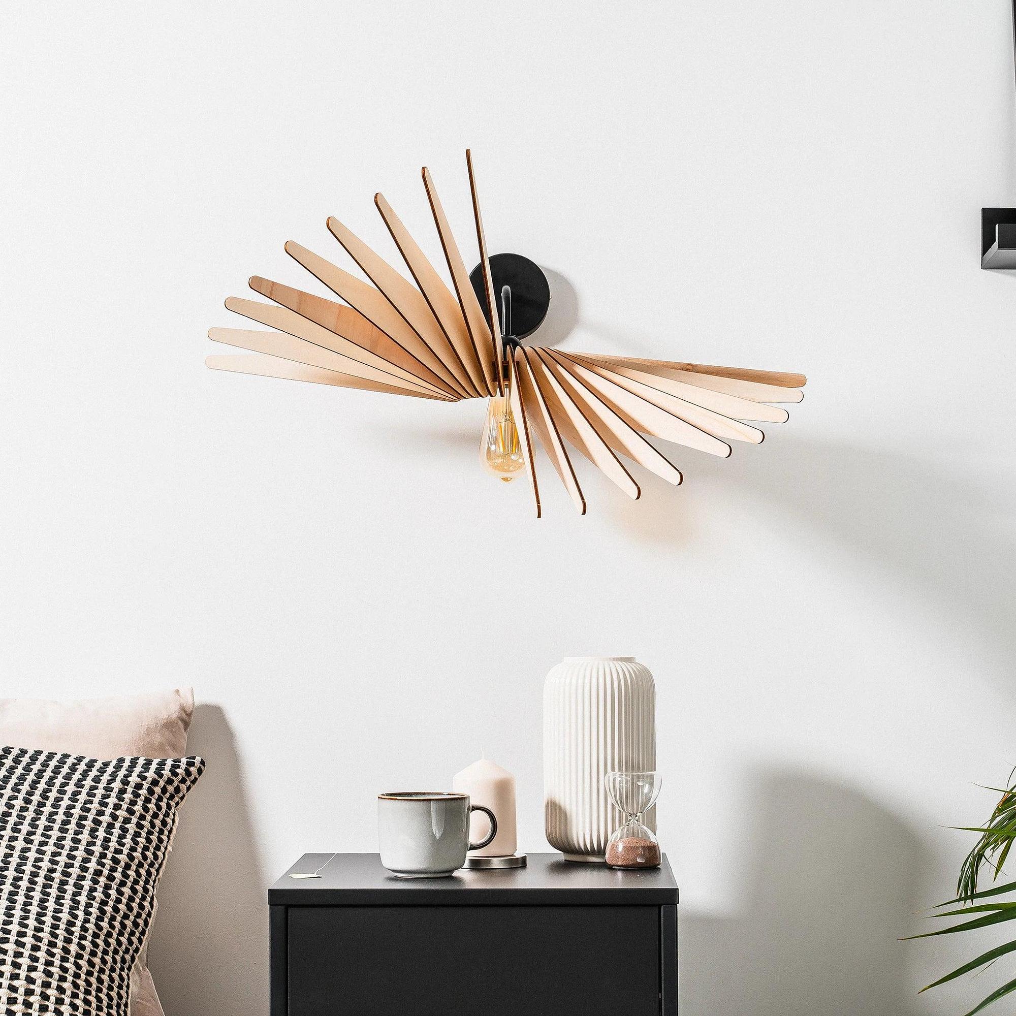 Albatros Wall Lamp Wood 3