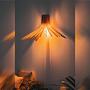 Azur Wandlampe Holz 9