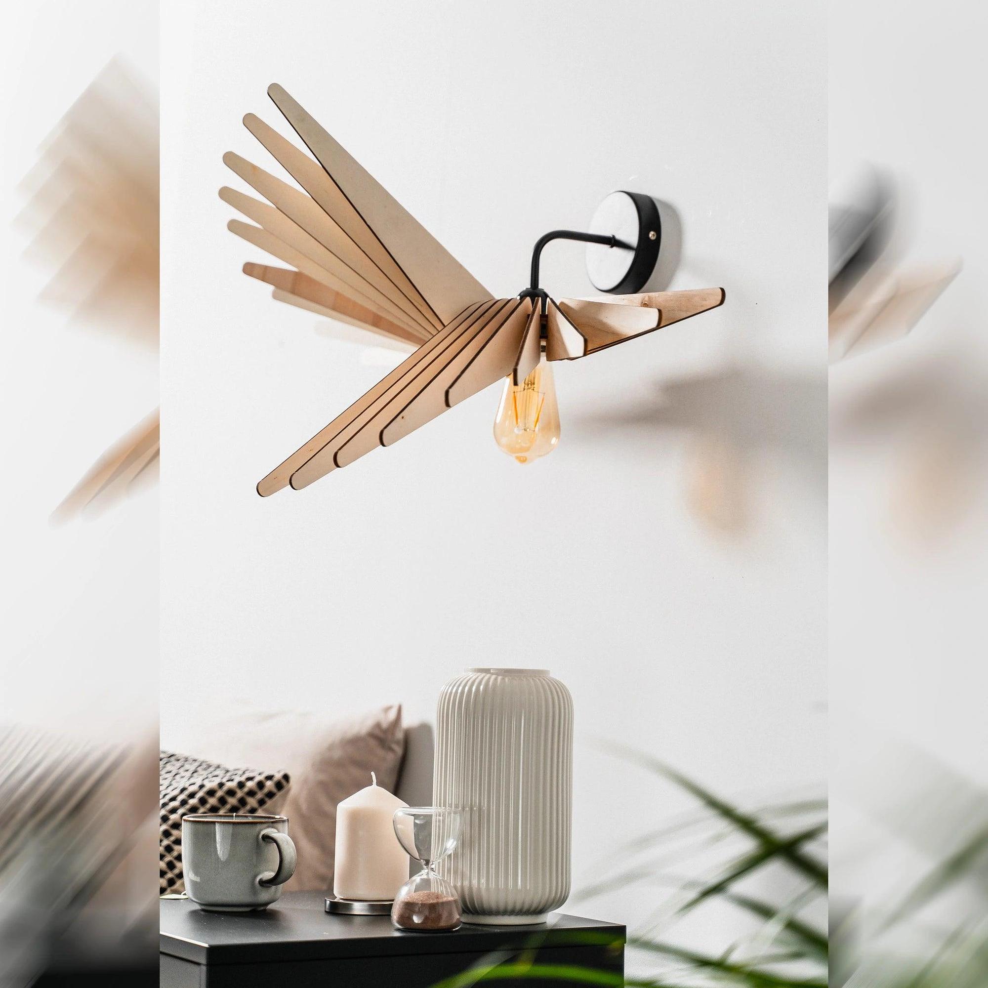 Albatros Wall Lamp Wood 6