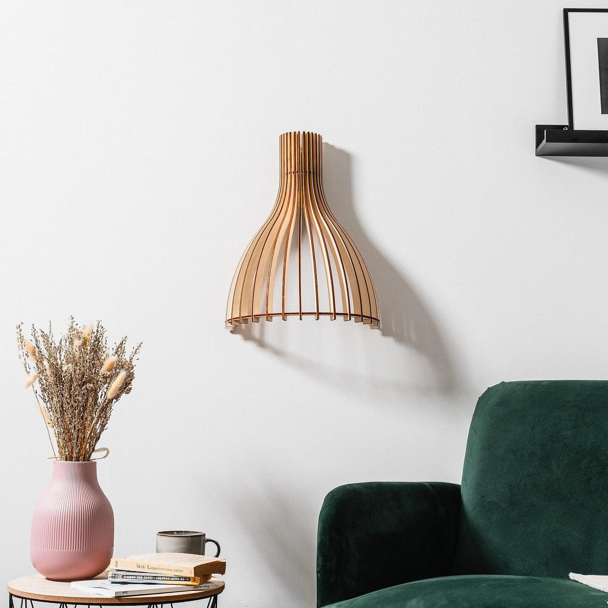 Ariel Wandlampe Holz 3