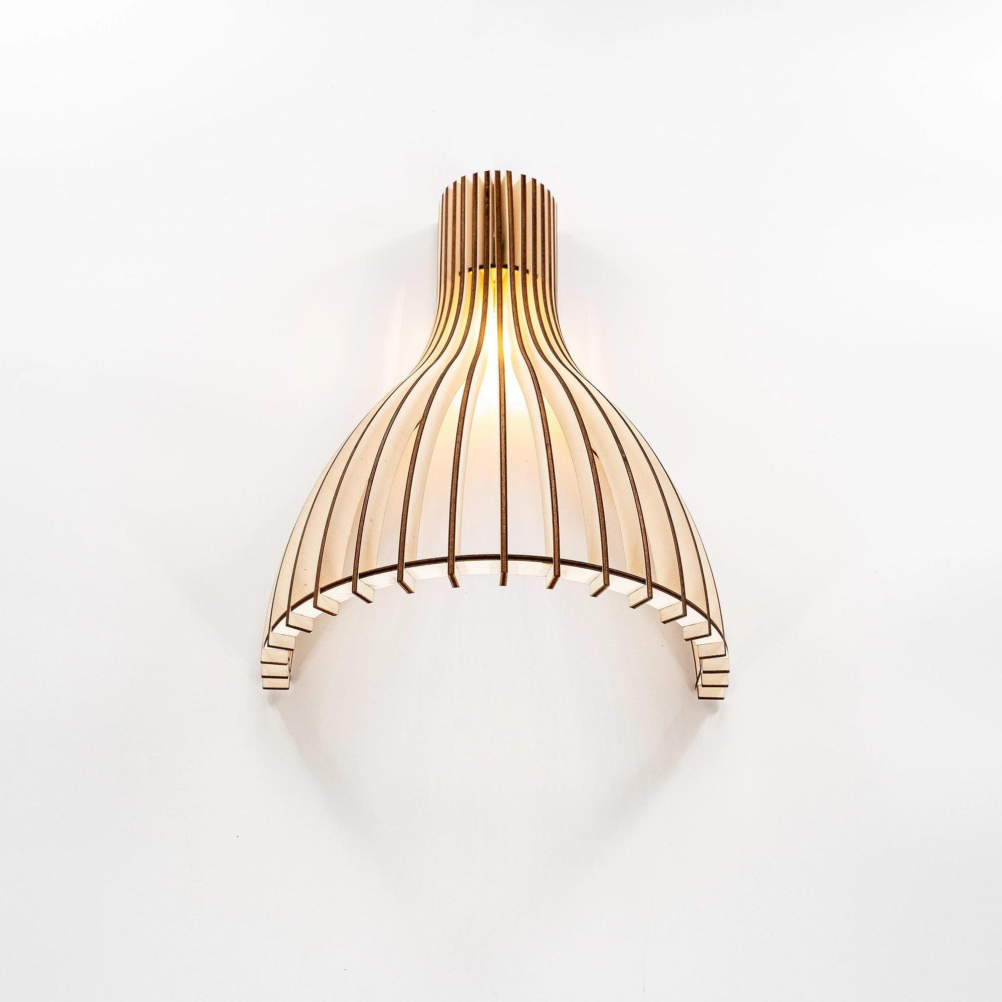 Ariel Wandlampe Holz 7