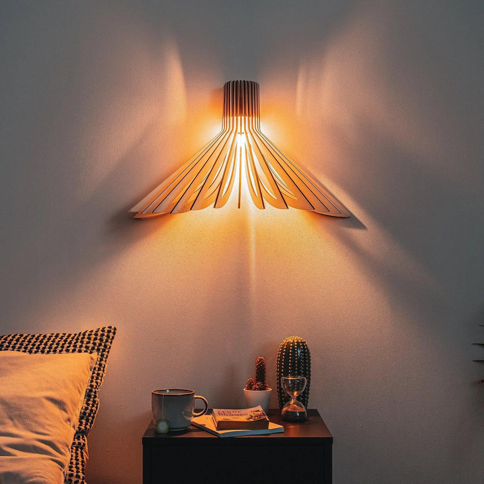 Ava Wall Lamp Wood 6