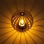 OYA Tischlampe Holz Weiß 35cm 4