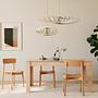 NEO Pendant Lamp Wood White 85cm 0