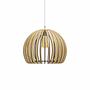 Atlas Pendelleuchte Holz 35cm 4