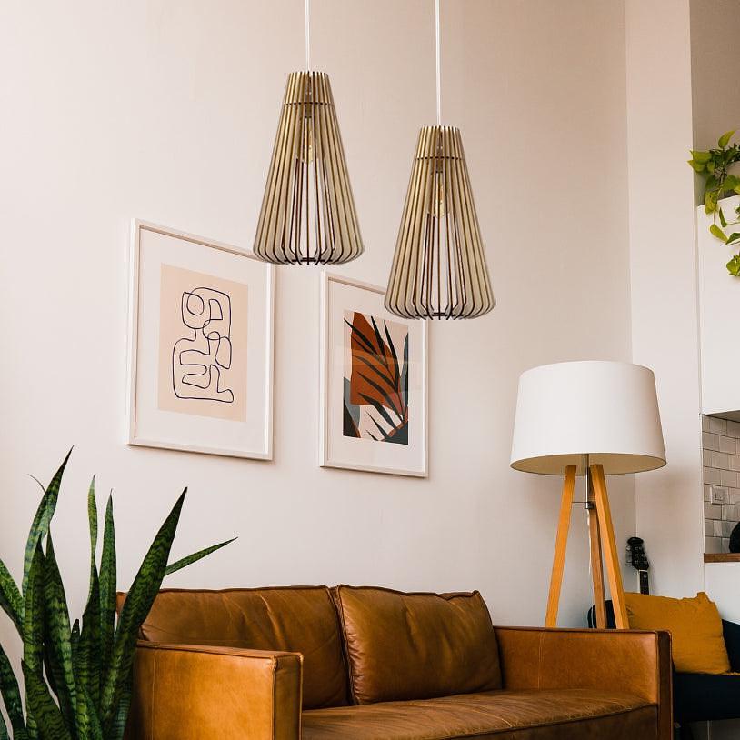 Andromède Lampada a sospensione Legno 27cm 3