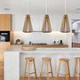 Andromeda Pendant Lamp Wood 27cm 2
