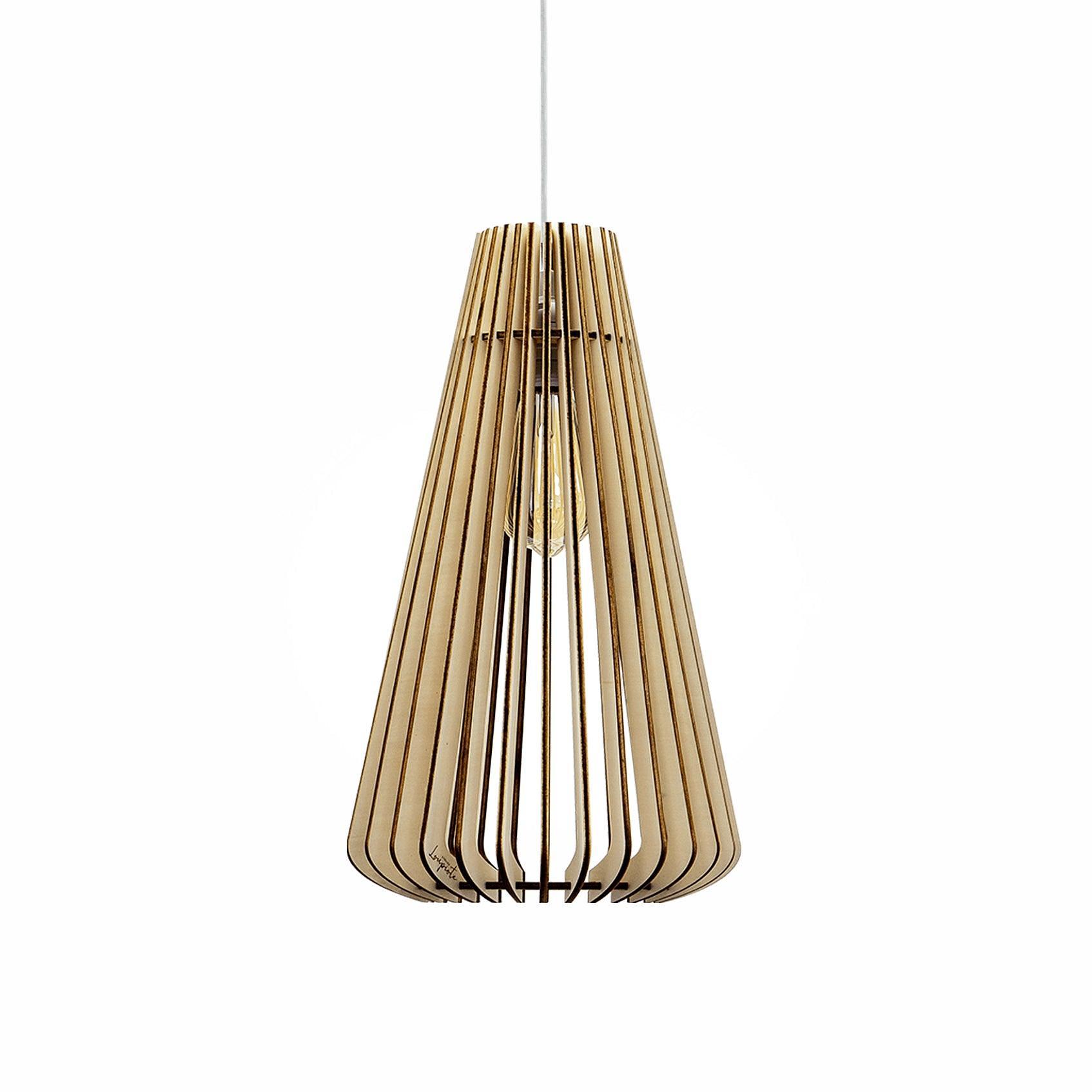 Andromède Pendelleuchte Holz 27cm 5