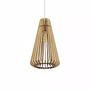 Andromède Pendelleuchte Holz 27cm 6
