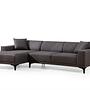 Petra L Corner sofa Anthracite 0