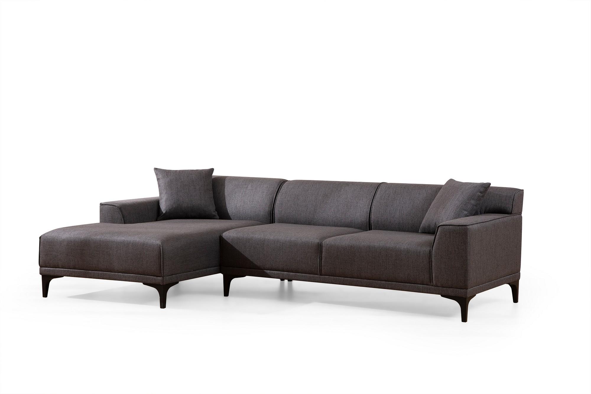 Petra L Corner sofa Anthracite 0