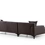 Petra L Corner sofa Anthracite 8