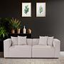 Mora XL 2-seater sofa ecru 0