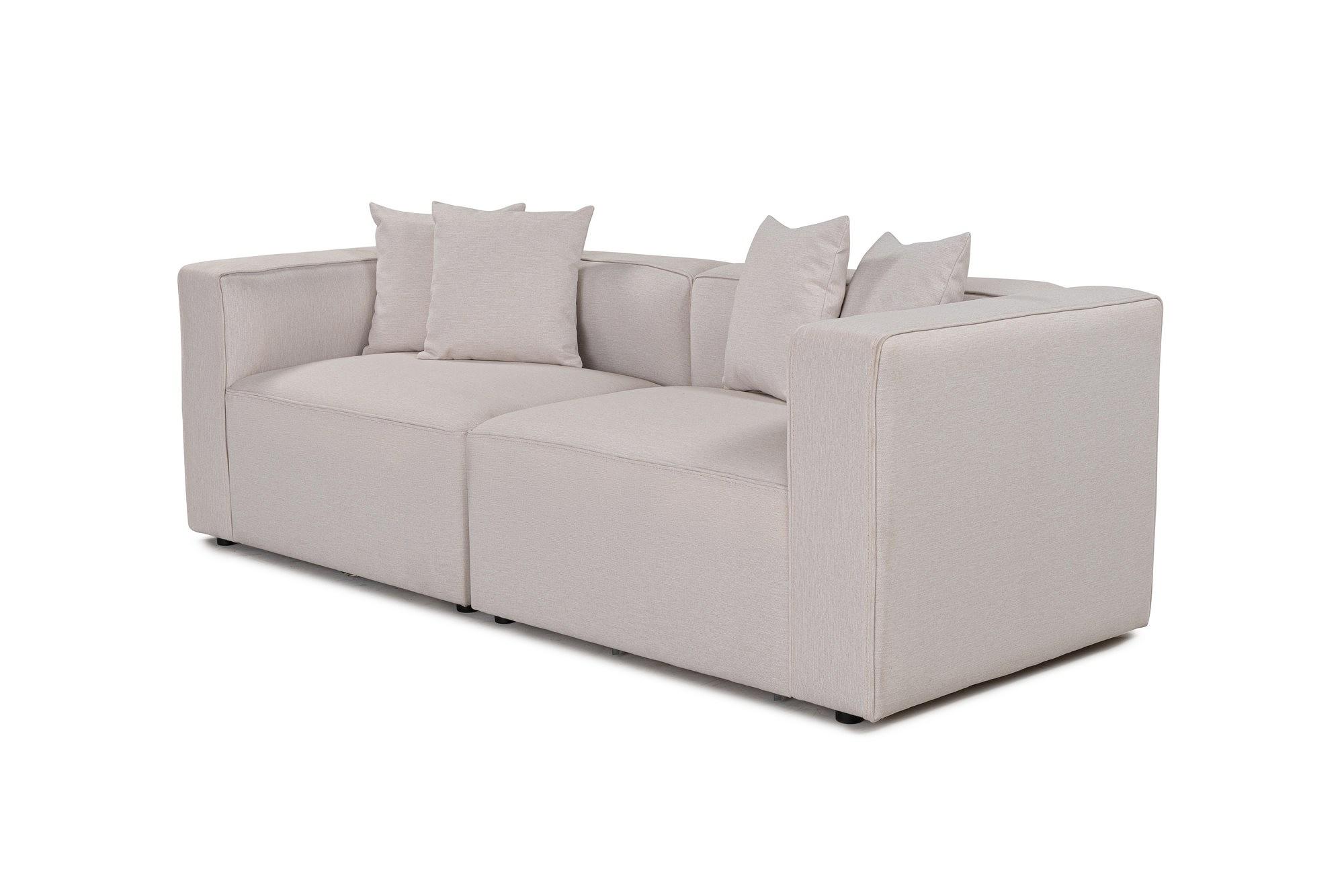 Mora XL 2-seater sofa ecru 3