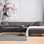 Petra R Corner Sofa Anthracite 1