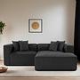 Mora Ecksofa Rechts Anthrazit 1