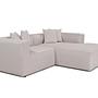 Mora Ecksofa Rechts Ecru 0