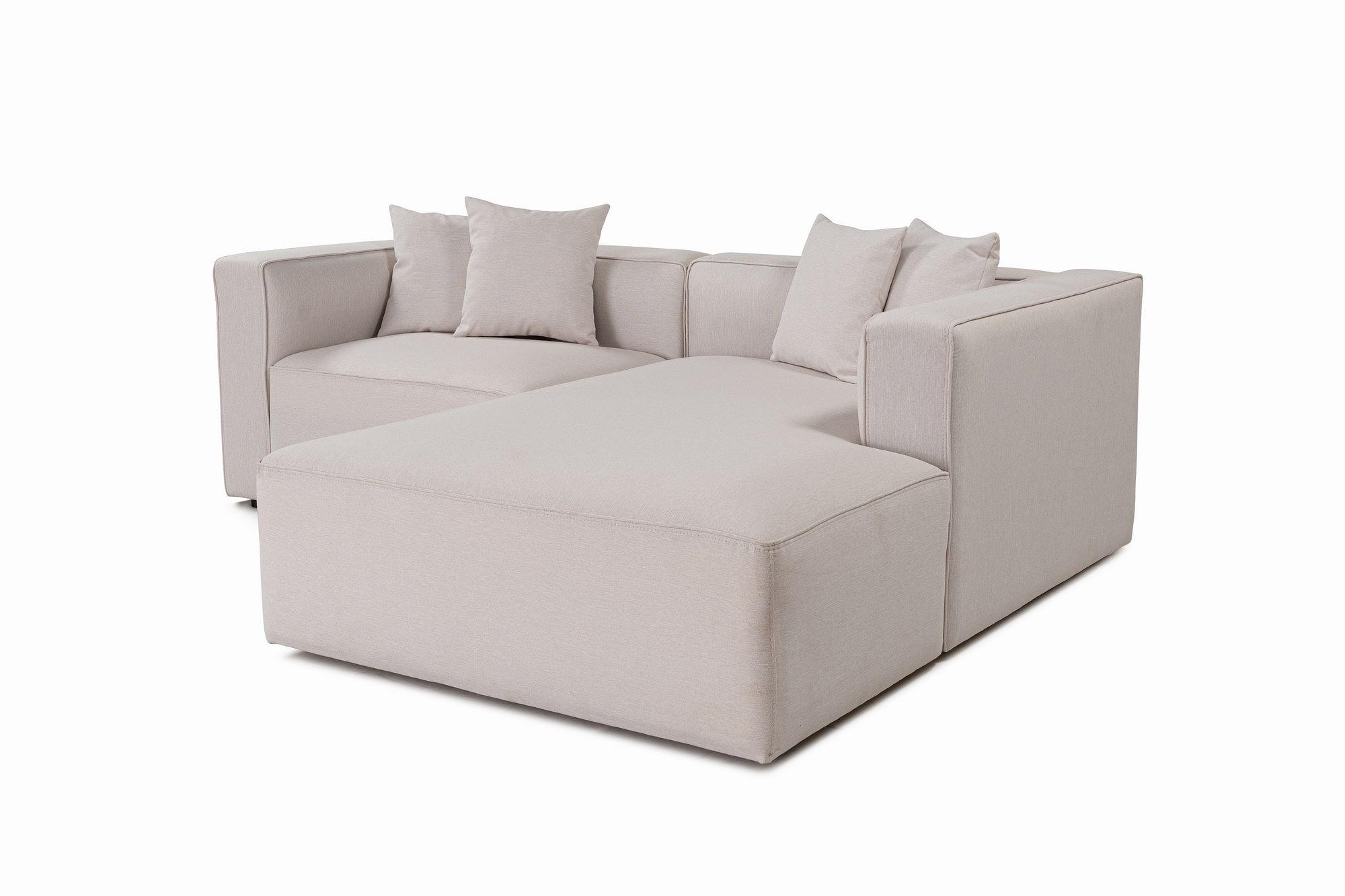 Mora Corner Sofa Right Ecru 3