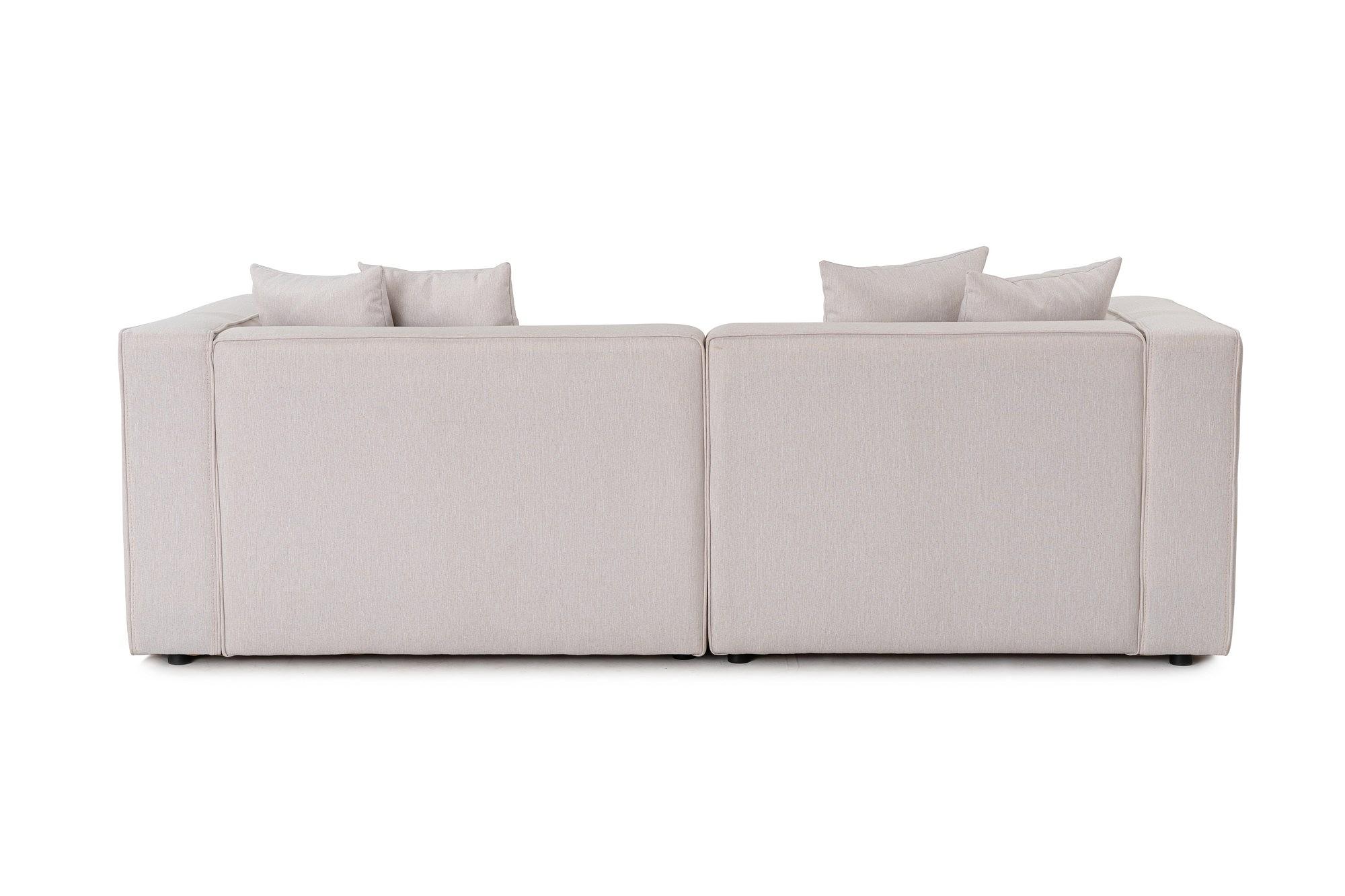 Mora Ecksofa Rechts Ecru 4