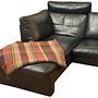 Modulares Ecksofa Leder Grün  1