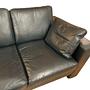 Modulares Ecksofa Leder Grün  2