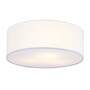 Lampada da soffitto Summa a 3 luci in tessuto di cotone 0
