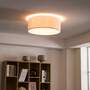 Lampada da soffitto Summa a 3 luci in tessuto di cotone 4