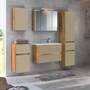 Badschrank Wotaneiche Dekor 3