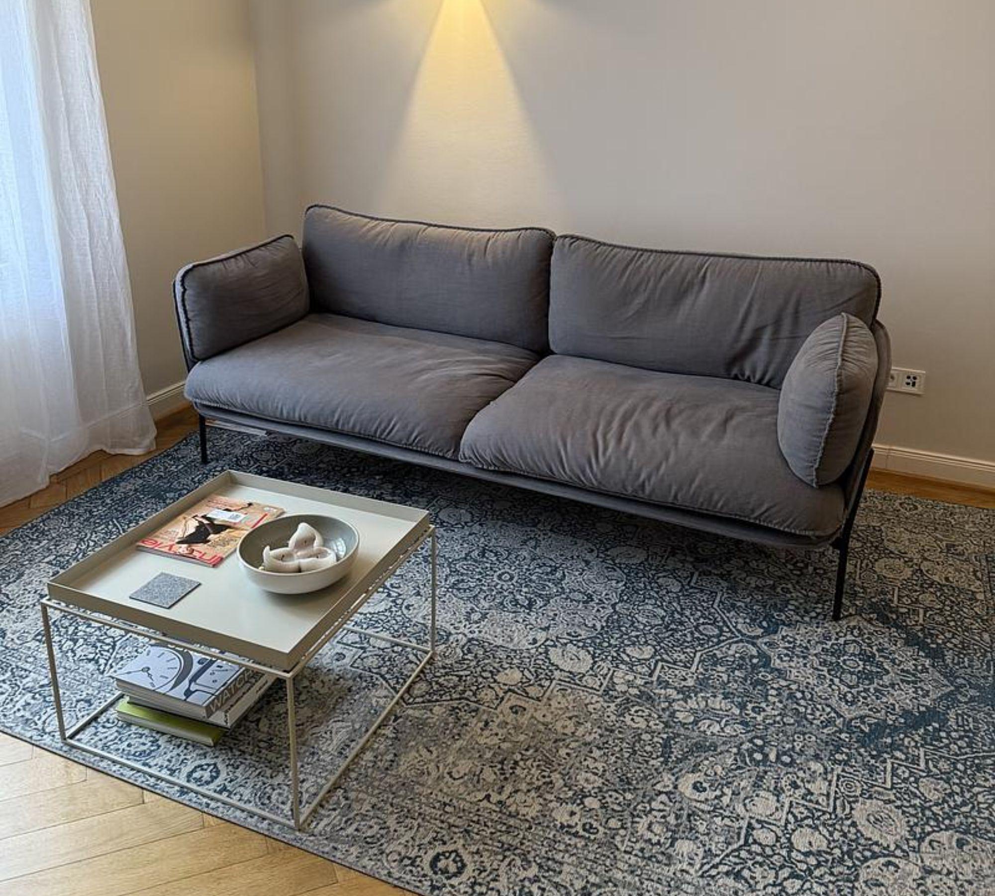 Cloud LN3.2 Sofa 3-Sitzer Baumwolle Grau 0