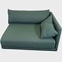 Vincent 1-Seater Corner Module Right Cura Dark Green 4