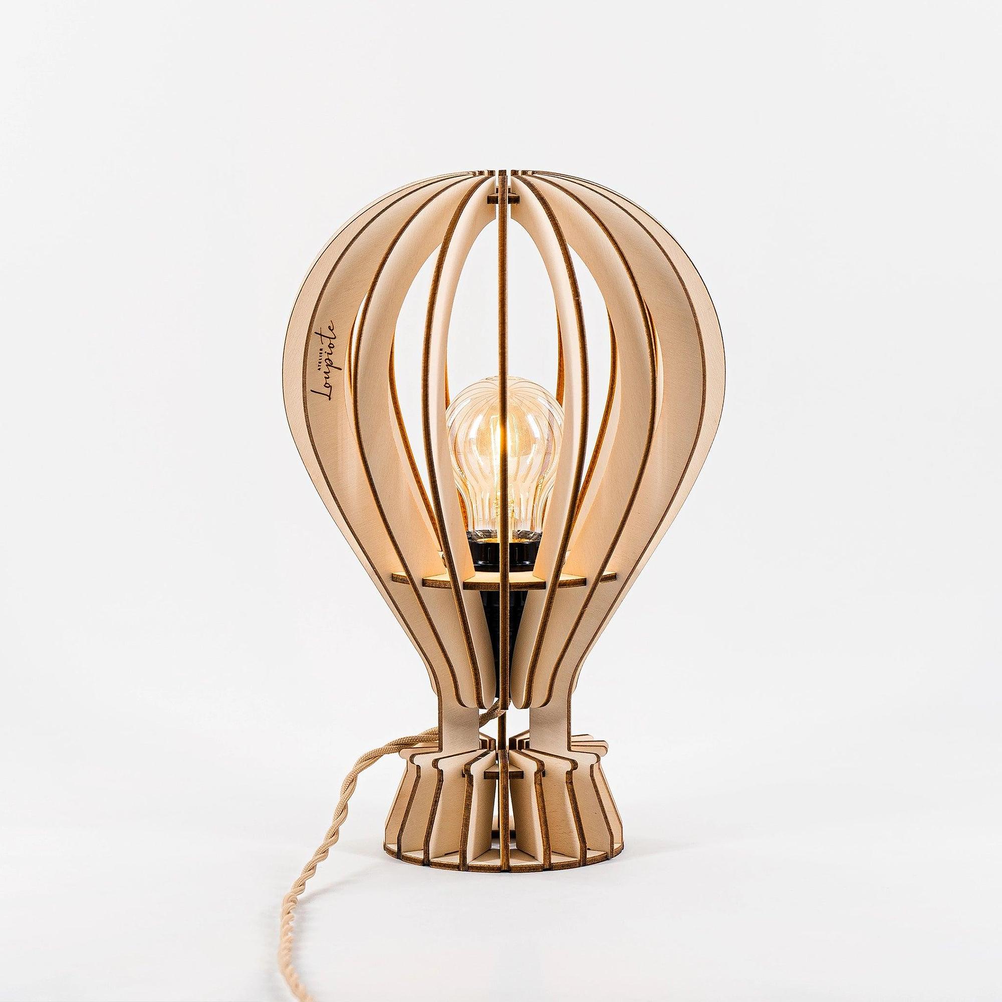 Archimède Baladeuse Table Lamp Wood 0