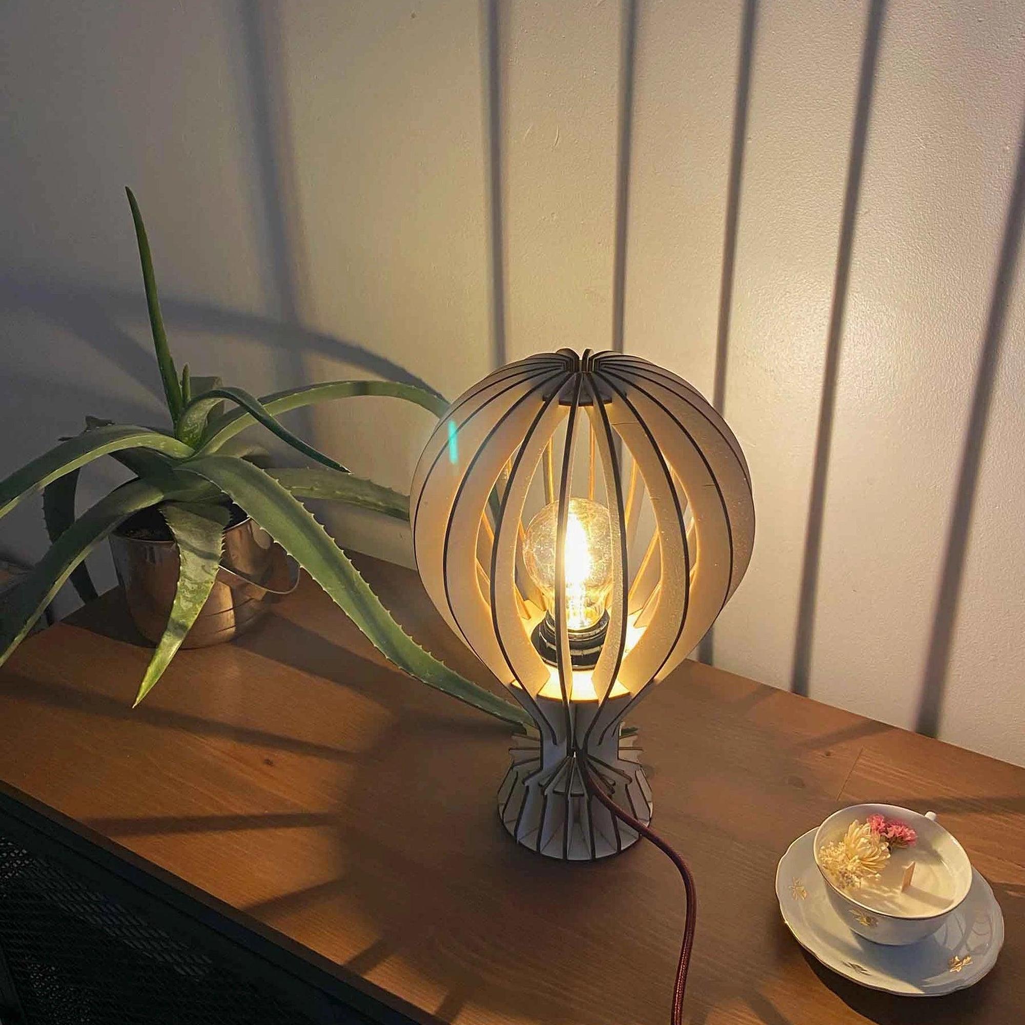 Archimède Baladeuse lampada da tavolo legno 4