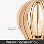 Archimède Baladeuse Tischlampe Holz 7