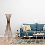 TIPI Stehlampe Holz Weiß 48cm 4