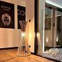 TIPI Standing Lamp Wood White 48cm 6