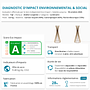 TIPI Standing Lamp Wood White 48cm 9