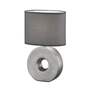 Table lamp 1-light mixed fabric ceramic 0