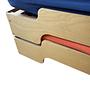 2x Stapelliege Birkenholz 8