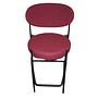 Verner Panton Series 430 Stuhl Samt Metall Rot 4
