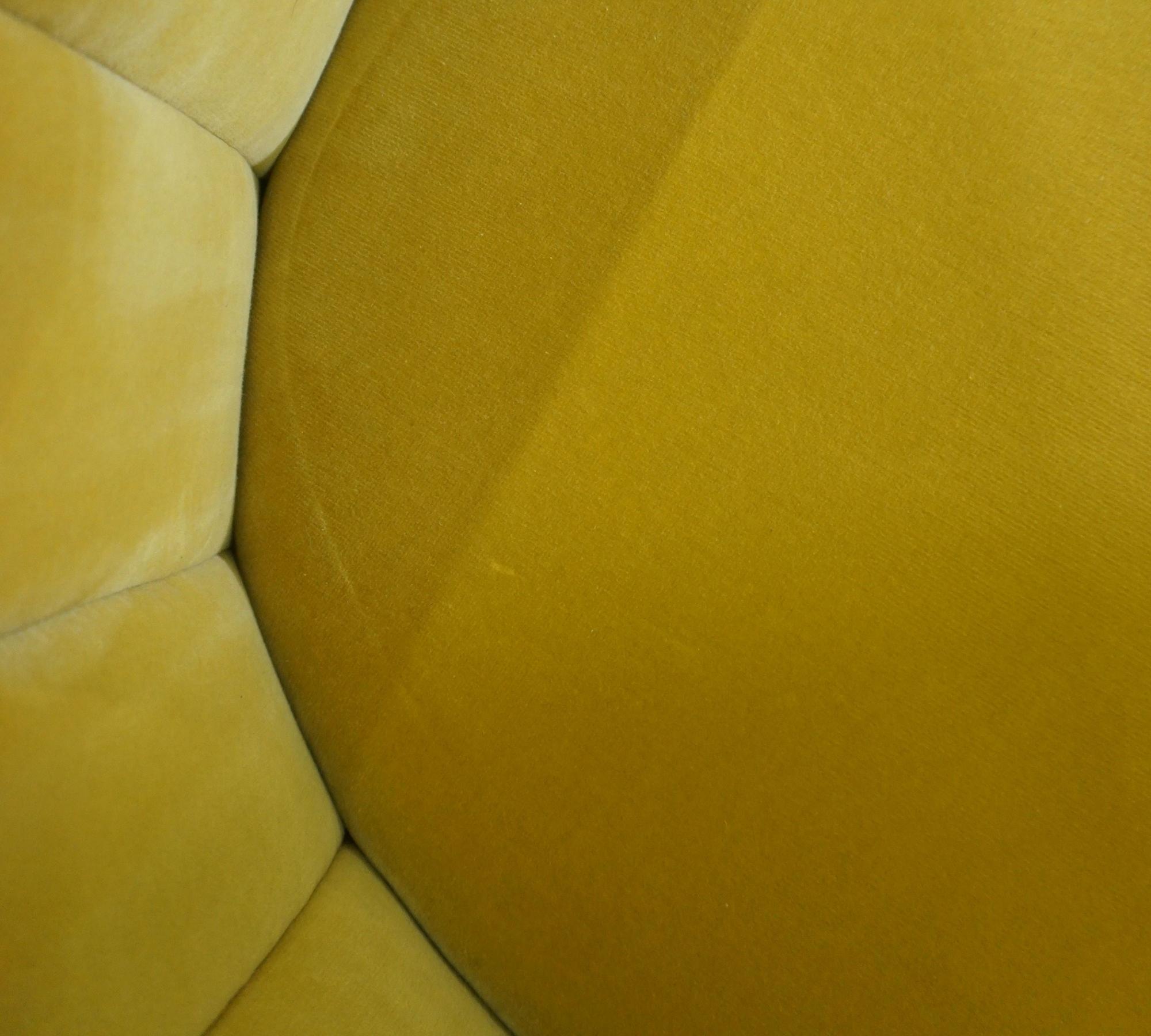 Loafer SC23 armchair velvet yellow 9