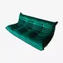 Togo Sofa 2-Sitzer Samt Smaragdgrün 0