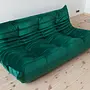 Togo Sofa 2-Sitzer Samt Smaragdgrün 6