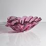 Vintage Shell Fruit Bowl Glass 1970s 7