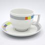Vintage City Kaffee Set Porzellan 1980er Jahre 4