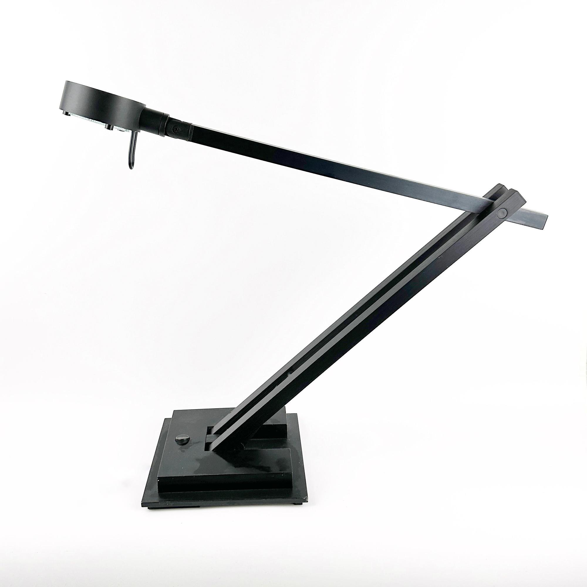 Vintage architect's desk lamp black 1980s 4