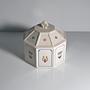 Art Deco Revival Keksdose Keramik 1990er Jahre 1
