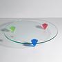 Vintage Postmodern Bowl Glass 1980s 4