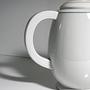 Vintage teapot porcelain ceramic white 1980s 4