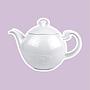 Asymmetry Teapot Porcelain 1980s 0