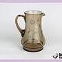 Vintage Karaffe Rauchglas 1950er Jahre 1
